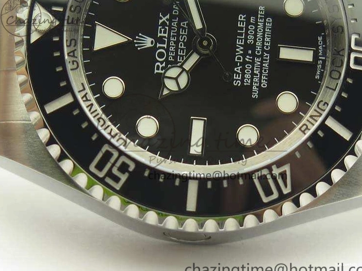 SH3135 116660 1:1 Bracelet Edition ARF Best DEEPSEA Case And SS Black 904L Sea-Dweller 0324